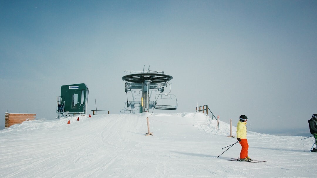 北海道雪場纜車搭乘,初學者第一次搭乘雪場纜車的體驗
