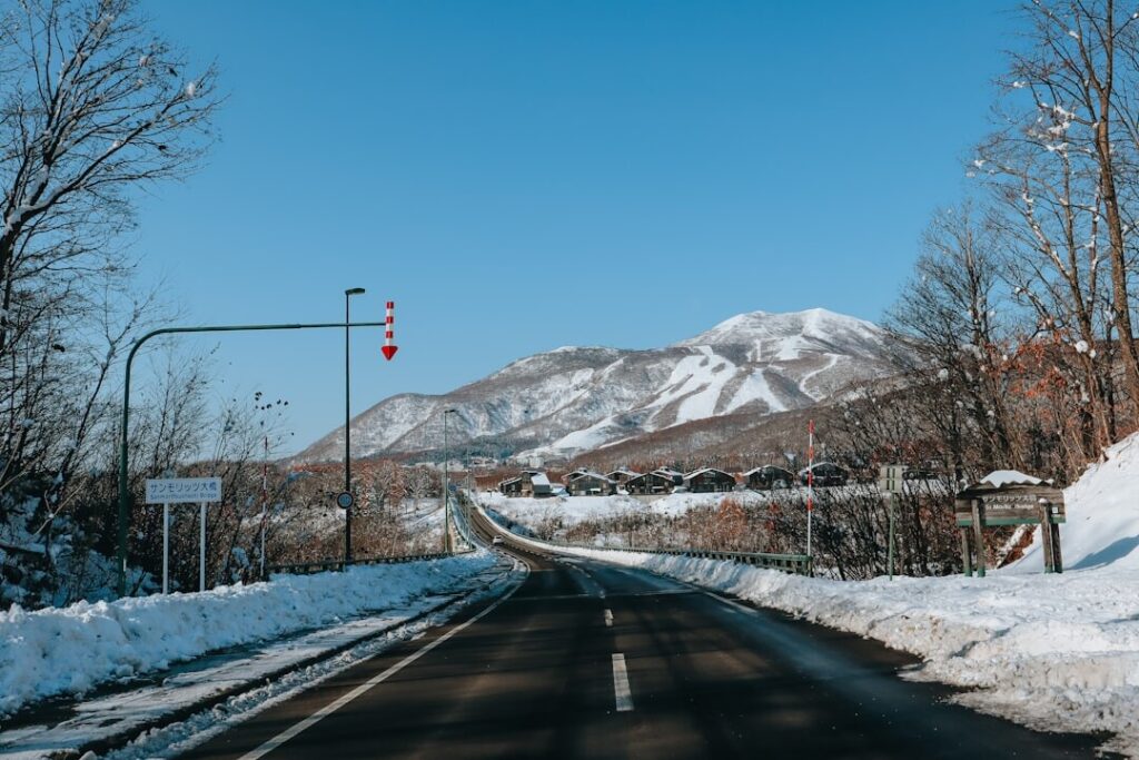 二世谷 Hirafu 比羅夫市街冬季街景,國際化滑雪小鎮