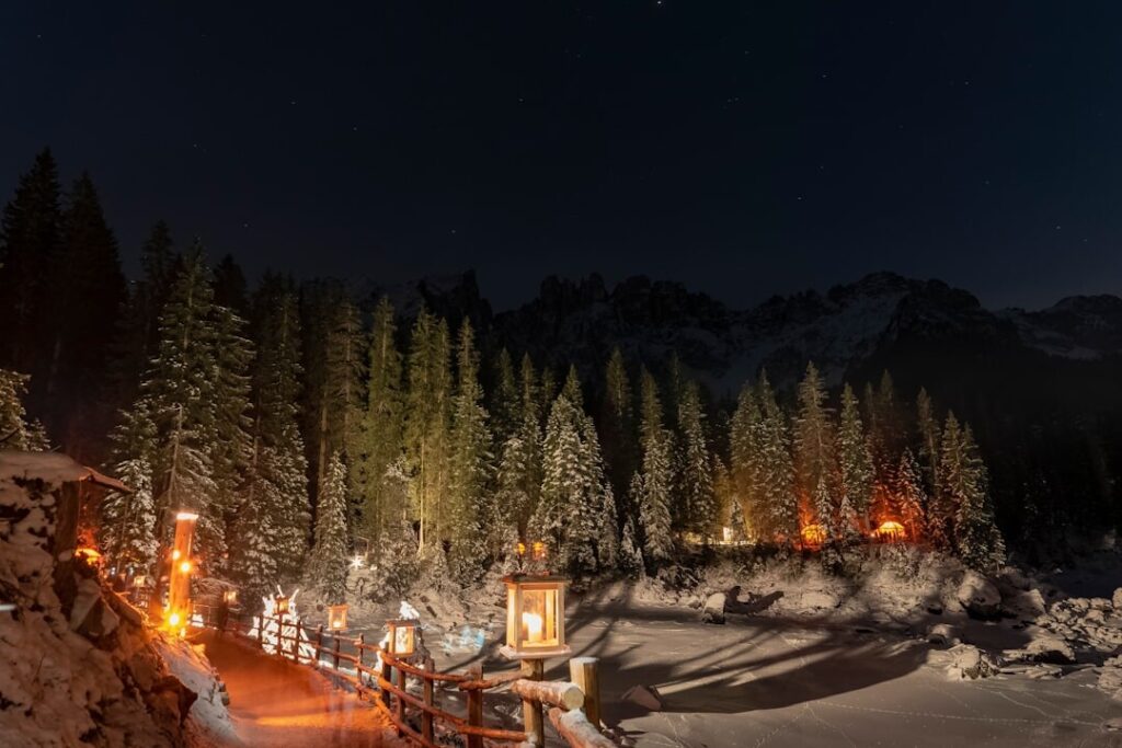 留壽都度假村 Rusutsu Resort Hotel 冬季夜景,ski-in/ski-out 住宿